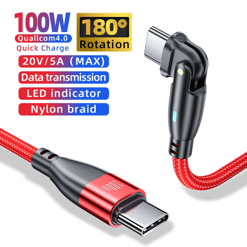 USB C Elbow Charging Cable — product view 7