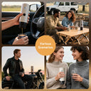Portable Espresso Coffee Machine With Self-heating Capsule Coffee