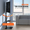 Height Adjustable Swivel TV Floor Stand