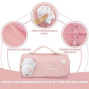 3D Pencil Case For Girls Decompression Pen Pouch Cute Design