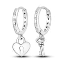 Silver Plated Cubic Zircon Geometric