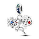 Sterling Silver Cold Winter Charm