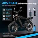 Fat Tire Ebike - Extended Range