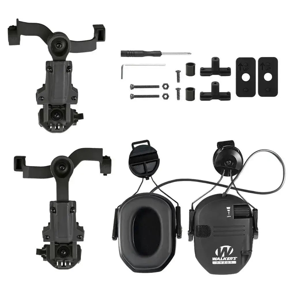 Walker Electronic Shooting Headset Helmet Mounted Earmuffs