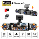 BCUOZ Dashcam Front Rear Left Right Car Cameras Super