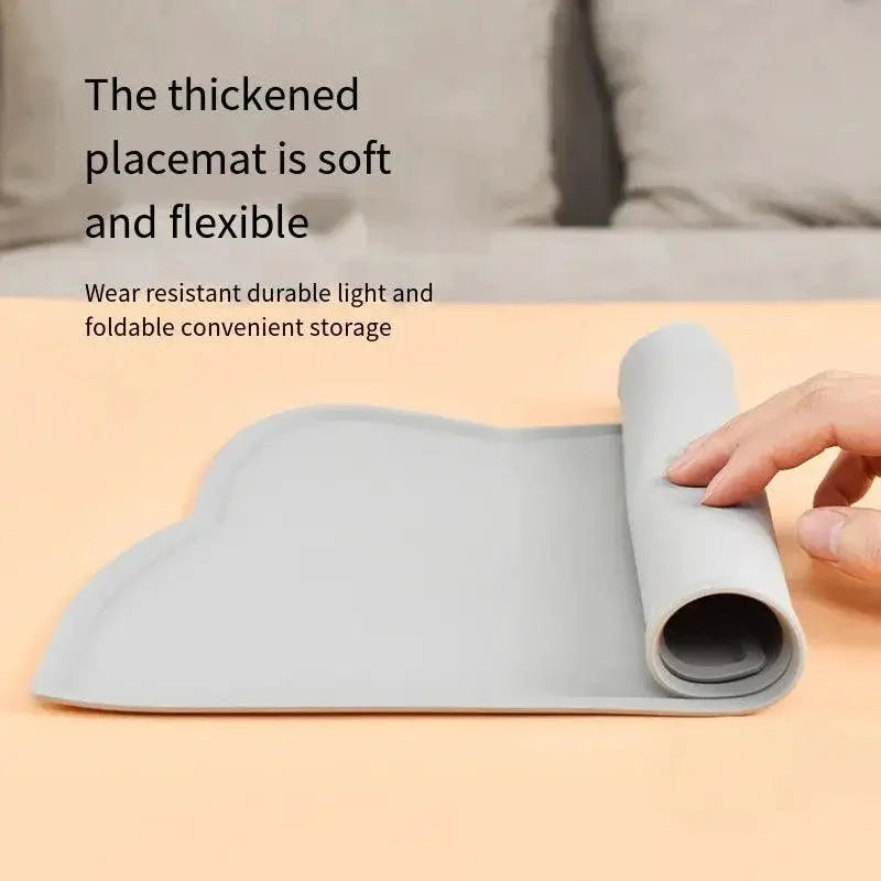 Silicone Pet Food Mat Portable Waterproof Non Slip Pad