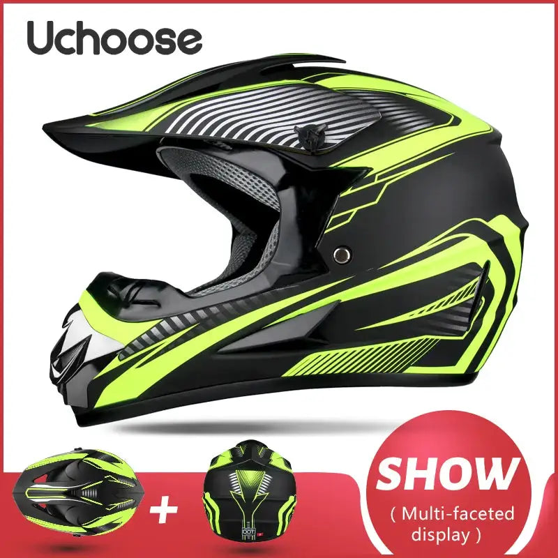 Kids Motocross Motorcycle Helmet — product view 18