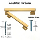 Champagne Handles - Durable Zinc
