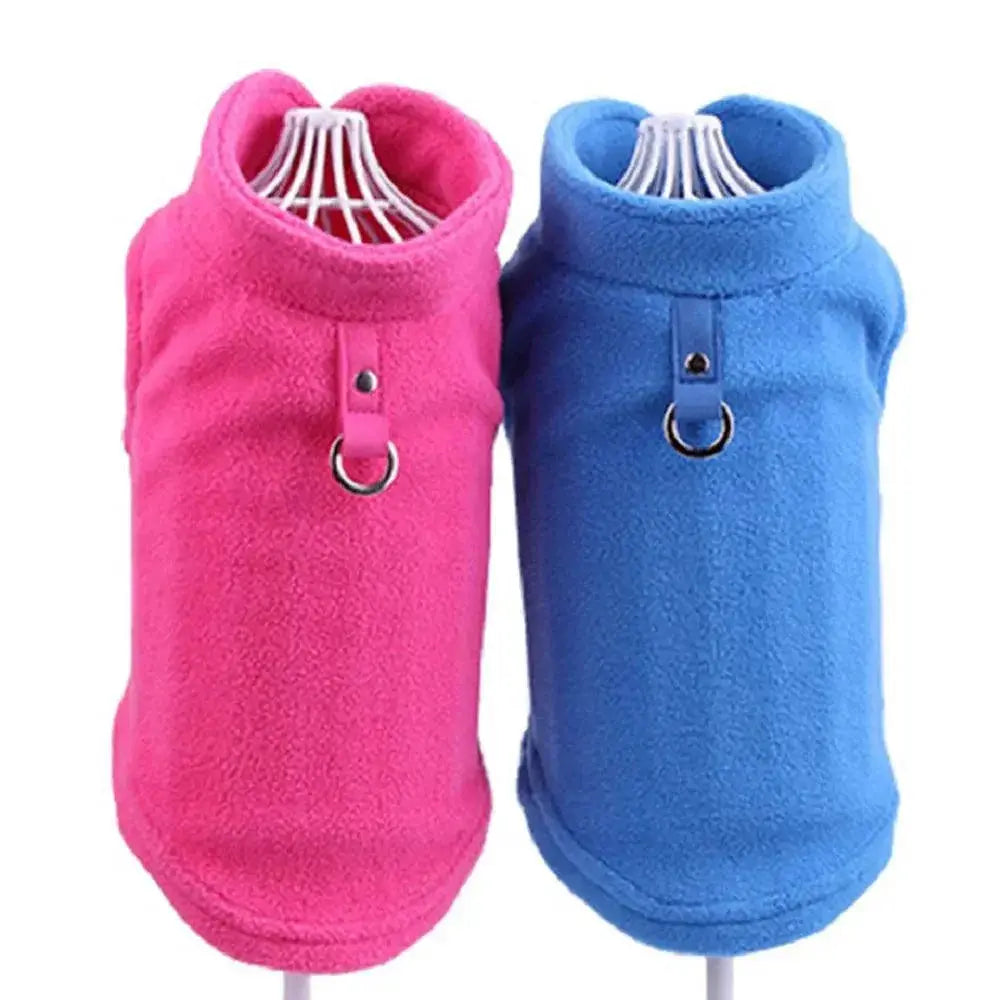 Cozy Winter Dog Jacket Warm Fleece For Small Breeds