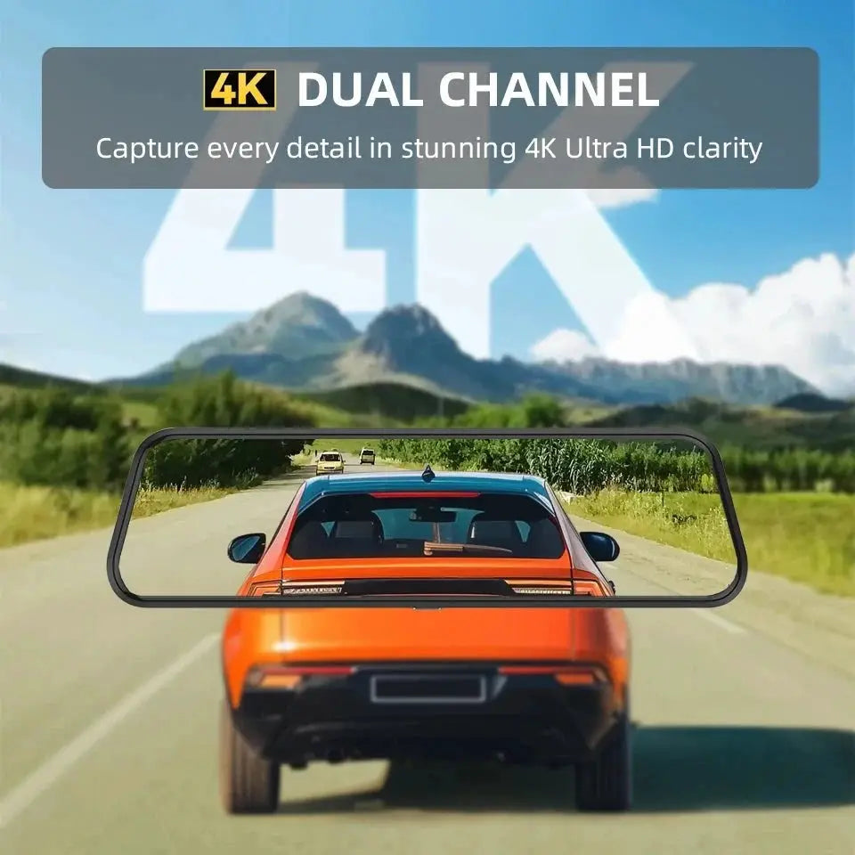 4K Car DVR Touch Screen Dash Cam CarPlay Android Auto Night Vision - stepyours.com