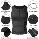 Men's Slimming Sauna Vest Body Shaper Waist Trainer