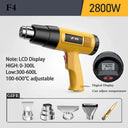 Hot Air Gun LCD Temperatures Adjustable Mini Heat Gun 110V