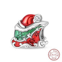 Sterling Silver Christmas Charm Santa