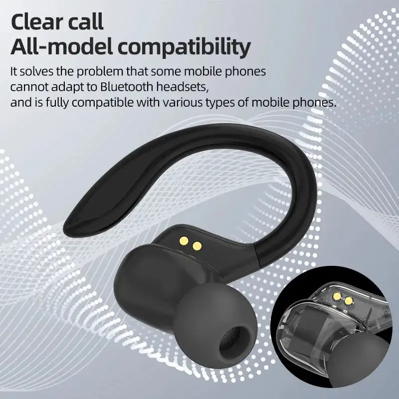Original SP16 Sports Wireless Earphones over Ear Buds with Earhooks True Wireless Running In-Ear Headphones With Mic Otemkay