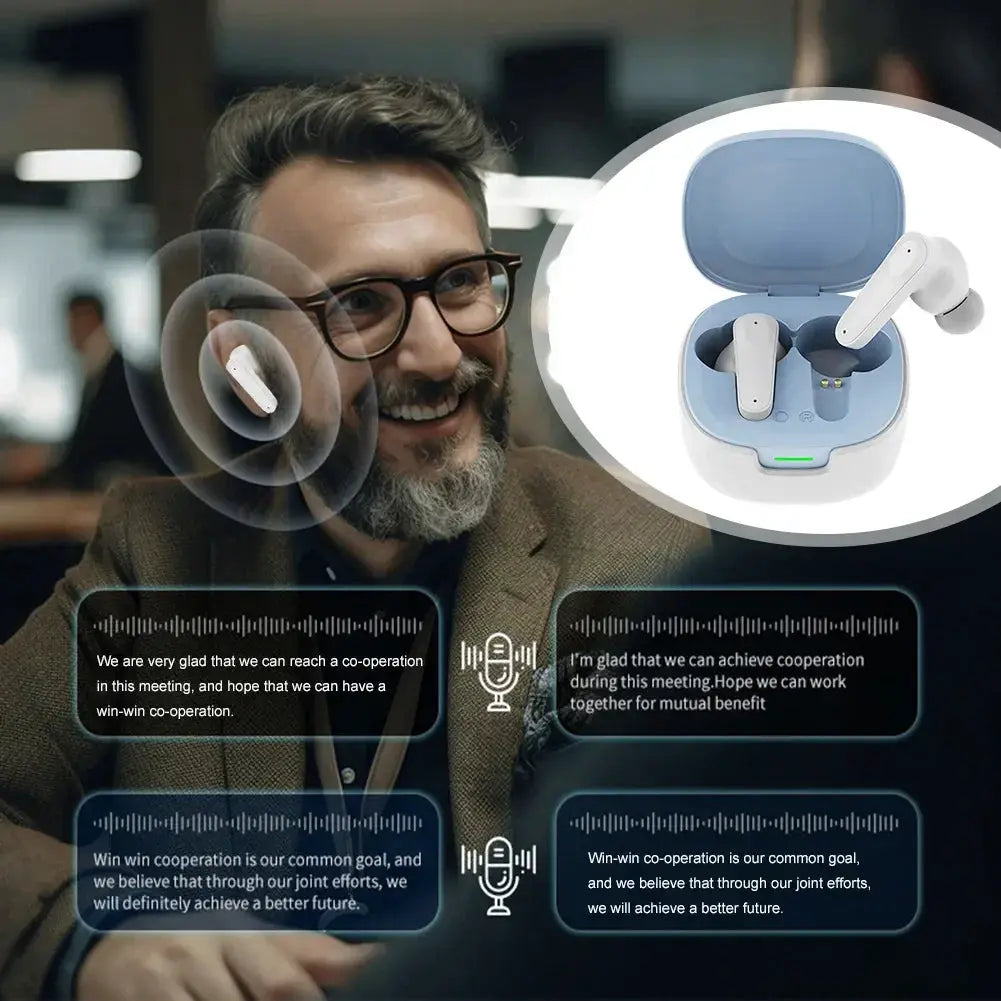AI Translator Earbuds Wireless Bluetooth Translation