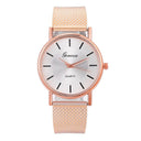 Luxurious Rhinestone Quartz Women's Watch Elegant Steel Timepiece