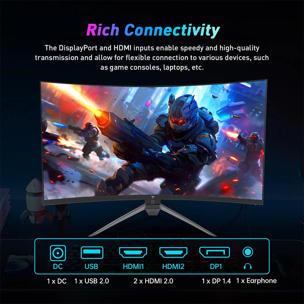 Ktc Hsf Curved Monitor