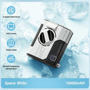 10000mAh Hanging Neck/Waist Fan USB Rechargeable Mini Fan