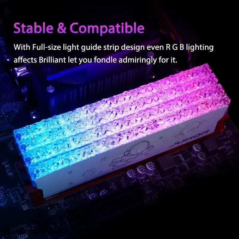 Juhor RGB DDR4 8GB 16GB 3200MHz Gaming Memory RAM Module
