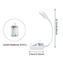 LED Book Light Clip On - 3 Color Eye Protection