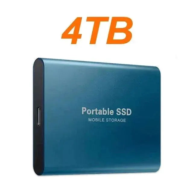 1TB Portable SSD USB 3 1 Type C External Drive High Speed