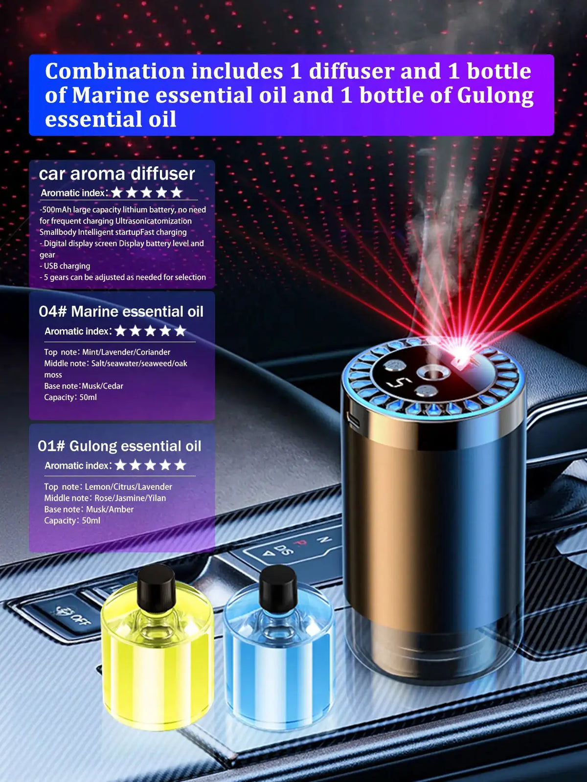 Rechargeable Aromatherapy Diffuser — product view 10