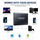 Portable External SSD - Fast Secure Data Backup