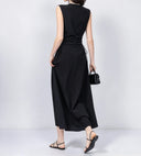 Crewneck Flared Occasion Dress