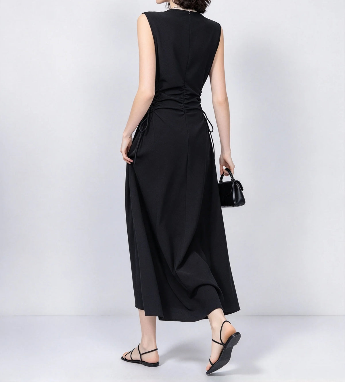 Crewneck Flared Occasion Dress
