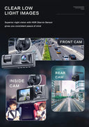 Smart Dash Cam For Drivers Front Cabin Pro 1080P HD