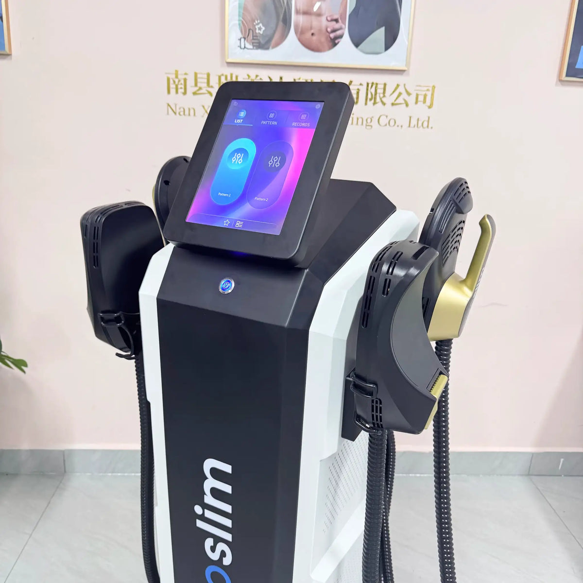 Myoslim Slimming Machine EMS Body Sculpt Machine Electromagnetic Stimulate Sculpting Muscle Fat Burning Weight Lose Equipmen