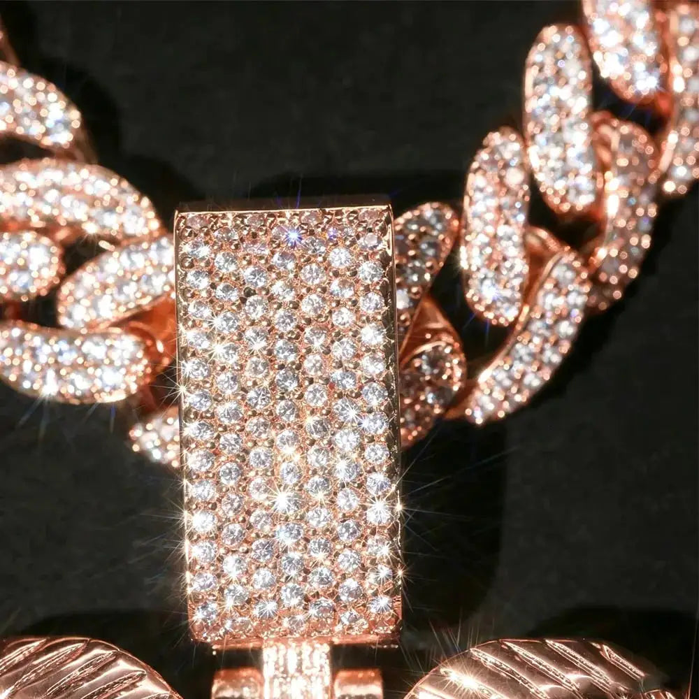 Iced Goat Head Gold Pendant Men — product image 4