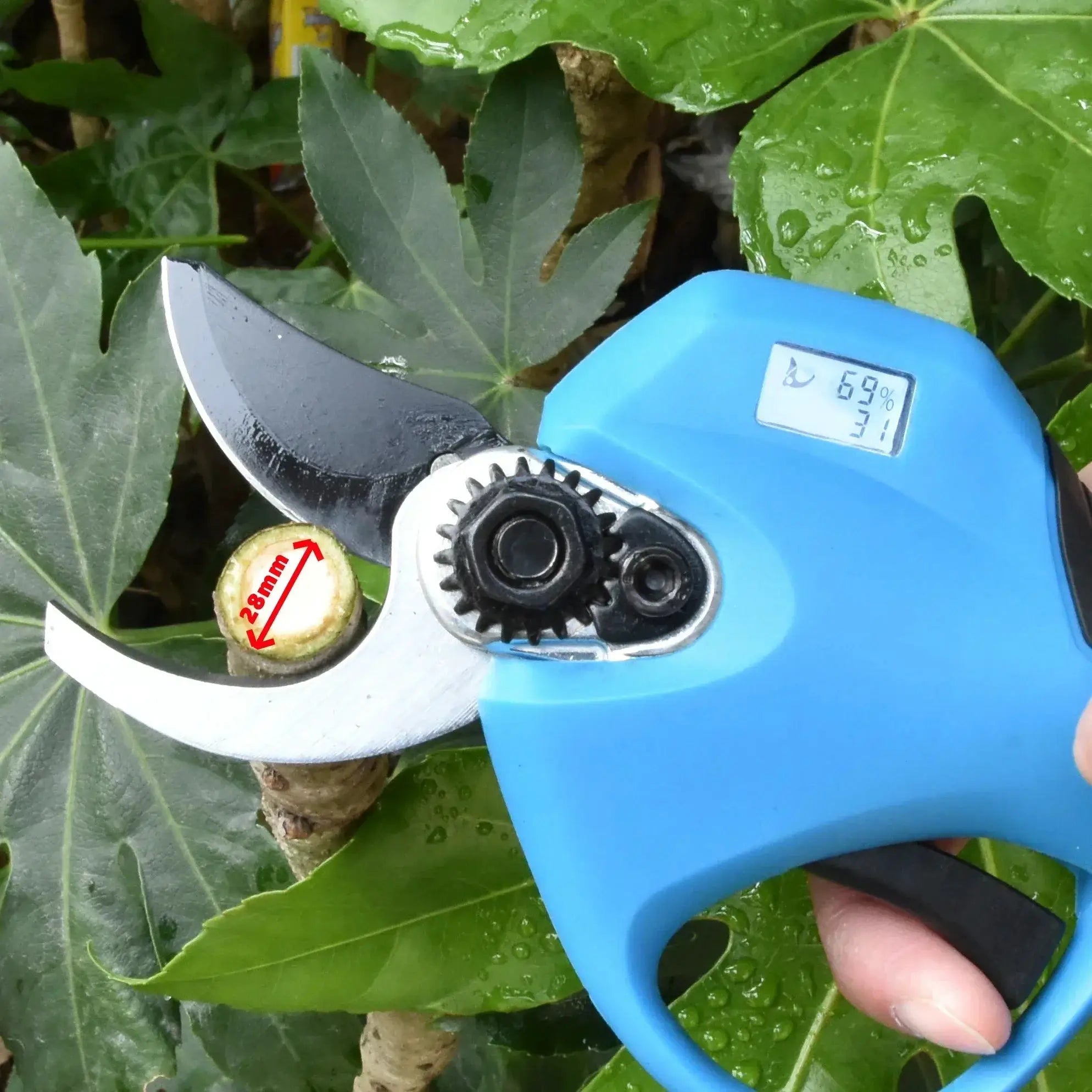 OLOEY SC8604 Cordless Electric Pruning Shears 28mm Capacity