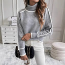 High Neck Elegant Pullover Sweater