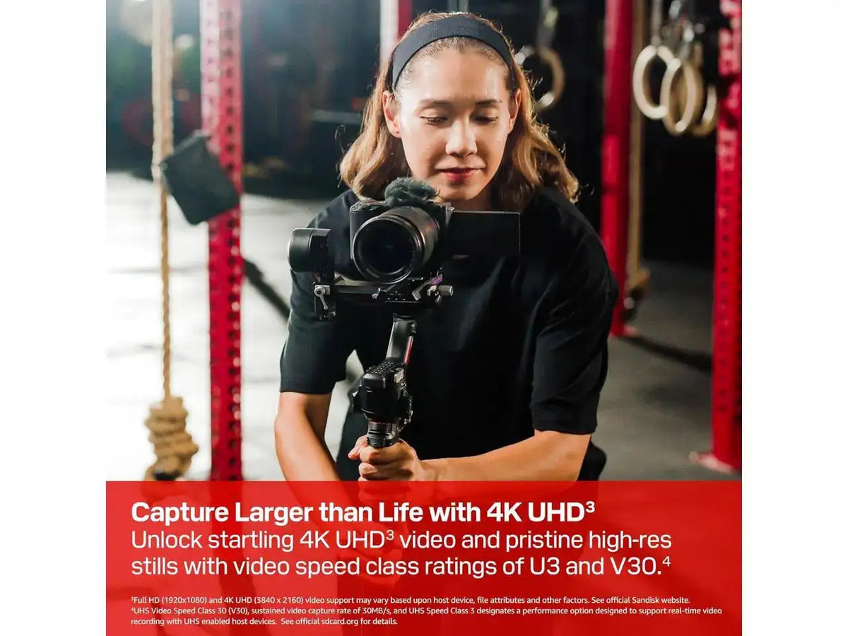 SanDisk 256GB Extreme SD Card High Speed