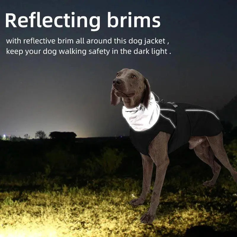 Dog Winter Coat Cozy Waterproof Reflective Jacket For Dogs