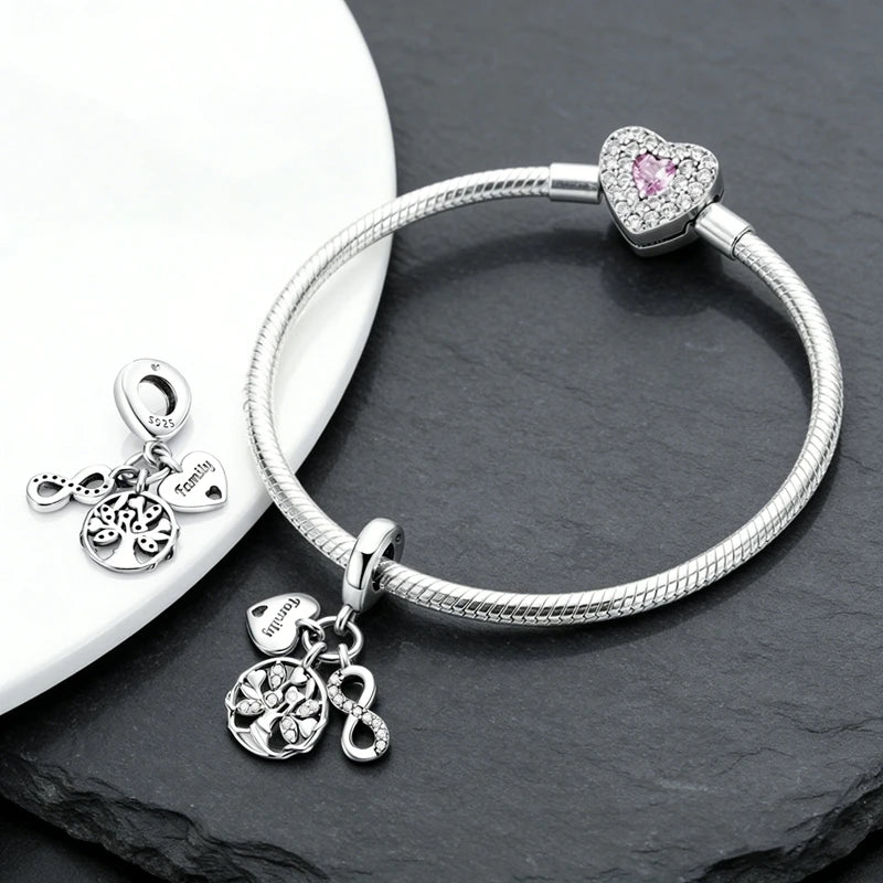 Mula Sterling Silver Charm Eternal