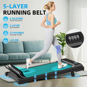 2 In 1 Portable Treadmill Under Desk Walking Pad App Controlled