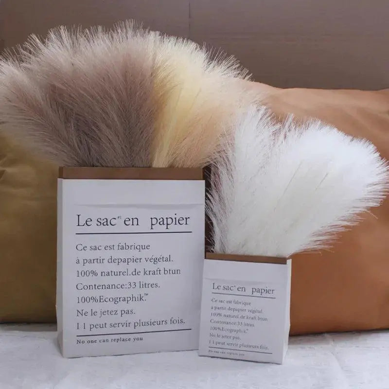 Lifelike Boho Pampas Grass Bouquet For Weddings Home Decor