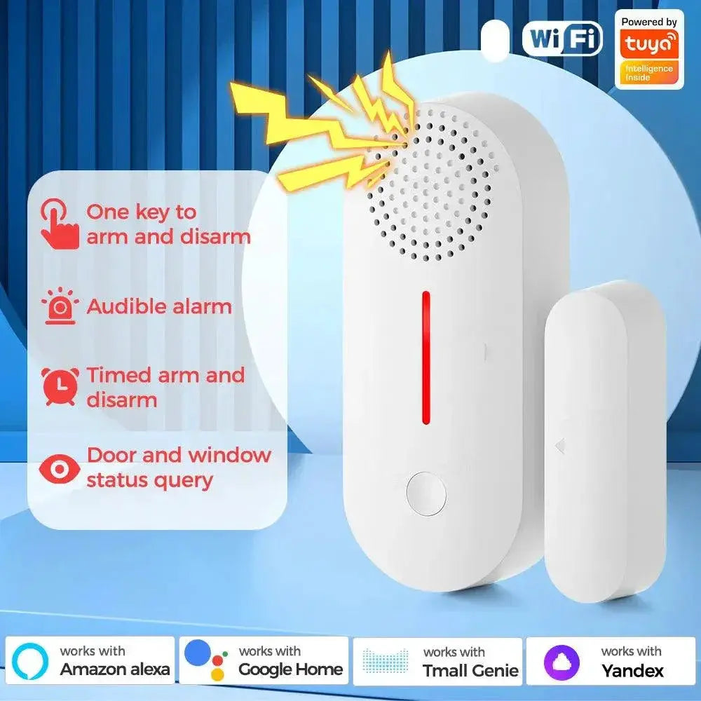 Smart WiFi Door Sensor Alarm For Ultimate Home Security