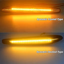 2 Pack Bright LED Dynamic Turn Signal Side Marker For Alfa Romeo 159 Sportwagon