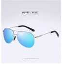 Unisex Vintage Polarized Pilot Sunglasses with UV400 Protection