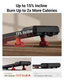 UMAY Under Desk Walking Pad Treadmill LED Display Home Office