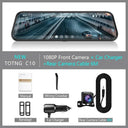 Safer Driving Car Dash Cam With Front And Rear Cam