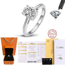 Moissanite Ring in Sterling Silver Shape