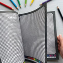 Mystery Mosaics Color By Number - Stress Relief
