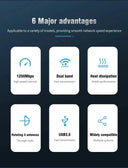 Dual Band USB WiFi Adapter for Gamers