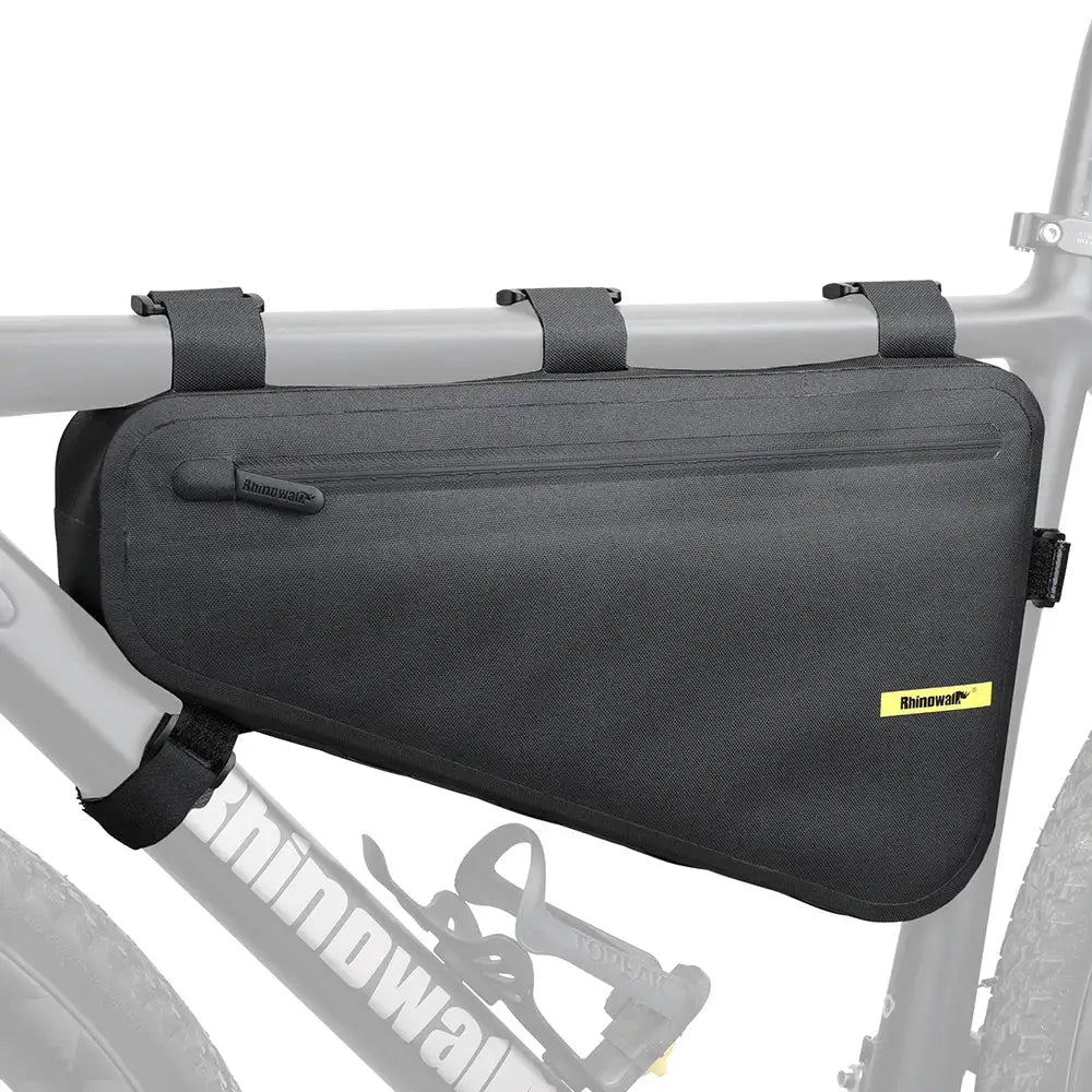 Rhinowalk Bike Frame Bag Waterproof 4L Big Capacity Triangle Bag Bicycle Bikepacking Bag Storage Tool Pouch For MTB Road Bike