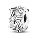 Charm Beads Sterling Silver Pink