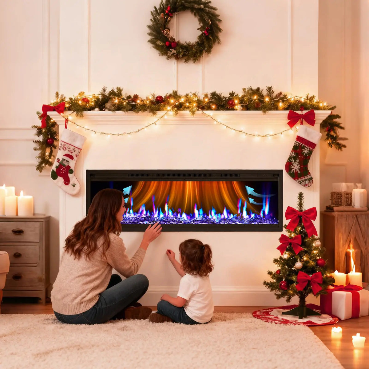 Electric Slim Fireplace